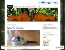 Tablet Screenshot of nathanguitars.com